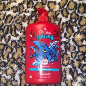 Old Spice KrakenGard Legendary Deep Ocean Scent Body Wash & Face Wash 2 In 1